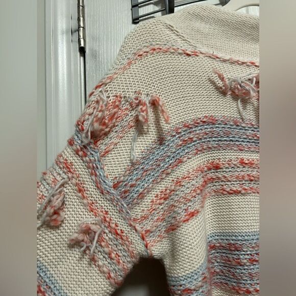 Lou & Grey Striped Fringe Out Sweater Women’s M pastelgoth soft girl boho EUC - Picture 16 of 16